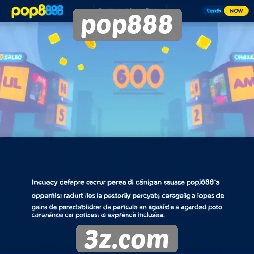Acessibilidade do site pop888 para novos usuários